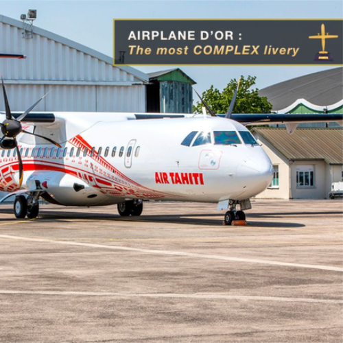 Airplane d'Or pour la décoration la plus complexe avec sa dernière livrée